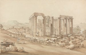 The Temple of Apollo Epicurius at Bassai, Phigalea by John Foster