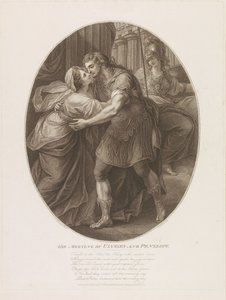The Meeting of Ulysses and Penelope, Engraved by Francesco Bartolozzi by John Francis Rigaud