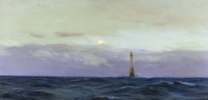 Wolf Rock Lighthouse, a Rocky Island off the Coast of Cornwall, by John Fraser by John Fraser