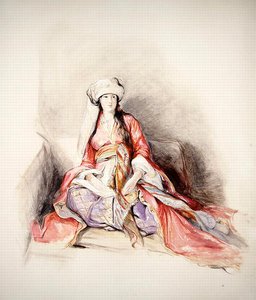 A Levantine Lady in Turkish Dress, Constantinople