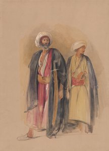 Sheik Hussein of Gebel Tor and His Son by John Frederick Lewis