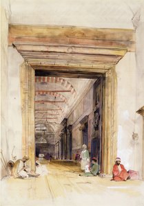 The Great Doorway of the Mosque of Santa Sophia, Constantinople