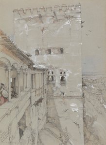 The Torre de Comares, Alhambra, 1835