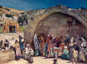 The Fountain of the Virgin at Nazareth