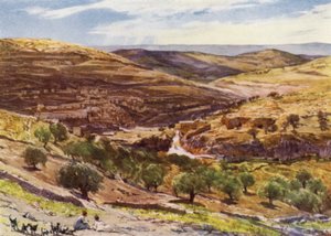 Valley of Hinnom, with Hill of Offence by John Fulleylove
