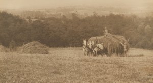 Loading Hay, 1890-1900 by John G. Bullock