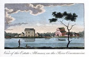 View of the Estate Alkmaar, on the River Commewine, 1813