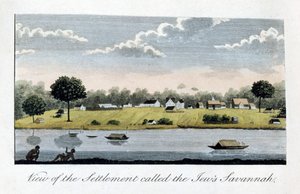 View of the Settlement Called the Jews Savannah, 1813