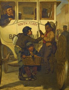 Colored People Not Allowed on This Line by John George Brown
