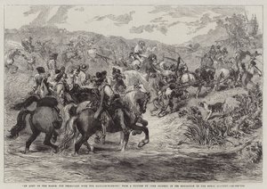 An Army on the March, the Rearguard with the Baggage-Waggons, in the Exhibition of the Royal Academy
