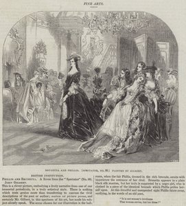 Brunetta and Phillis, Spectator, No 80 by John Gilbert