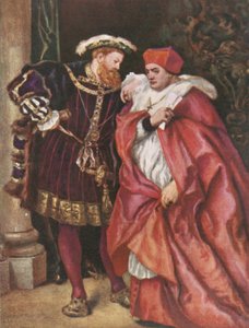 Henry VIII and Cardinal Wolsey by John Gilbert