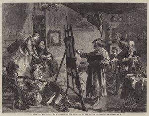 The Studio of Rembrandt by John Gilbert