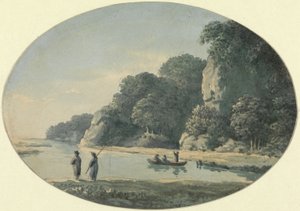 River with Fisherman, 1792