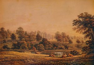 View of Aldenham Abbey: Hertfordshire, 18th-19th century, 1935