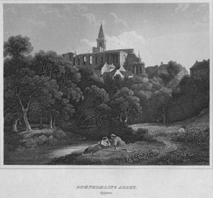 Dunfermline Abbey, Fifeshire, 1814