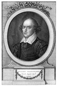 William Shakespeare, English poet and playwright, 1820