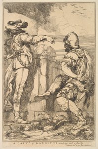 A Captain of Banditti Sending Out a Party, December 8, 1778 by John Hamilton Mortimer