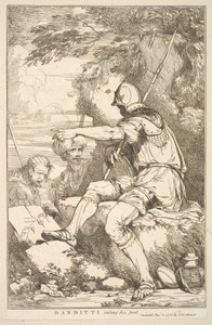 Banditti Taking His Post by John Hamilton Mortimer