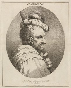 Bardolph, "Henry IV", Part II, Act II, Scene IX by John Hamilton Mortimer