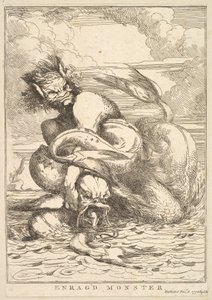 Enraged Monster from Fifteen Etchings Dedicated to Sir Joshua Reynolds by John Hamilton Mortimer