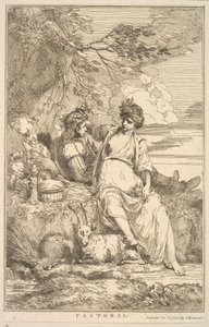 Pastoral (from Fifteen Etchings Dedicated to Sir Joshua Reynolds) by John Hamilton Mortimer