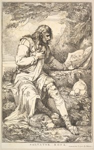 Salvator Rosa from Fifteen Etchings Dedicated to Sir Joshua Reynolds, December 8, 1778 by John Hamilton Mortimer