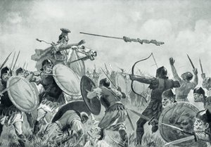 A Roman battle with the Volscians by John Harris Valda