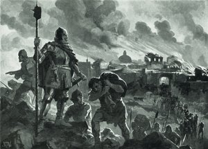 Ivan the Black Sets Fire to Zhabliak, 1484 by John Harris Valda