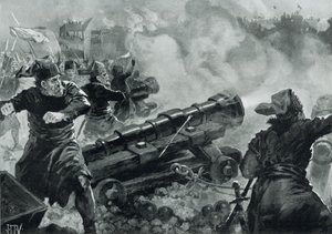 Siege of Constantinople by the Turks by John Harris Valda