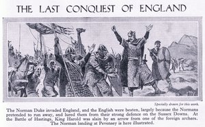 The last conquest of England 1066 AD, c.1950 by John Harris Valda