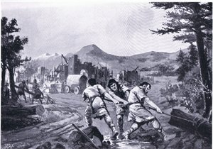 Wallachian Hillmen Founding a City in the Ninth Century, from Hutchinson
