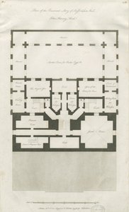 Stafford - Plan of Basement Story of Shire Hall