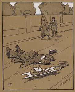 For the daytime, there is nothing like the good old-fashioned safeguard of shamming dead by John Hassall
