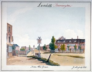View of Kennington, Lambeth, London, 1825