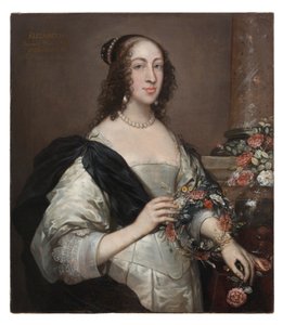 Elizabeth Wray, Baroness Norris, c.1638, overpainted c.1645