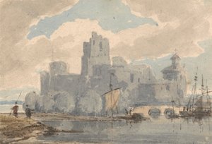 Castle on the Sea Coast by John Henderson