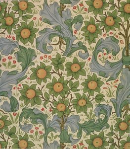 Orchard wallpaper, designed by John Henry Dearle for Morris and Company, 1899