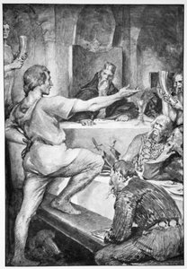 Beowulf Replies Haughtily to Hunferth by John Henry Frederick Bacon