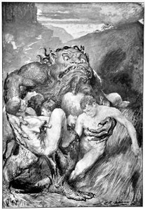 The Daemon of Evil, with His Fierce Ravening, Greedily Grasped Them