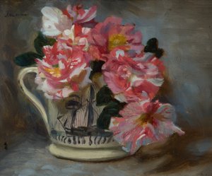 Striped Roses in a Ship Mug