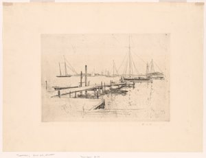 Yacht Dock by John Henry Twachtman