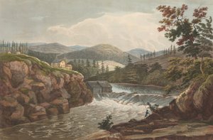 Little Falls at Luzerne No. 1 of The Hudson River Portfolio by John Hill