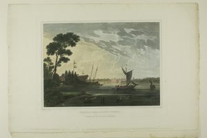 Norfolk; From Gosport, Virginia, Plate Five of the Second Number of Picturesque Views of American Scenery by John Hill
