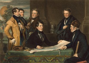 A Consultation previous to an Aerial Voyage from London to Wellburg in Nassau on the 7th day of November, 1836 by John Hollins