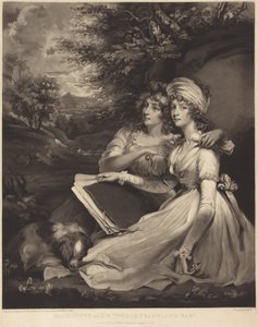 Daughters of Sir Thomas Frankland, Baronet (The Sisters) by John Hoppner
