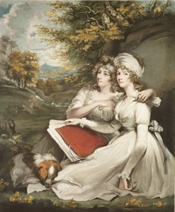 The Daughters of Sir Thomas Frankland, Bart., engraved and pub. by William Ward, 1797