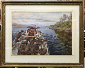Rowing to the Moor by John Isaac Richardson