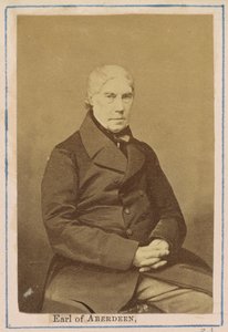 George Hamilton Gordon, 4th Earl of Aberdeen by John Jabez Edwin Mayall
