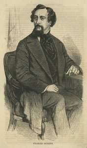 Charles Dickens, Engraved by Bobbett-Hooper, from Harpers New Monthly Magazine, c.1864